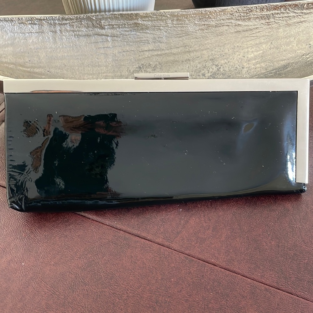 Calvin Klein Patent Leather Clutch handbag